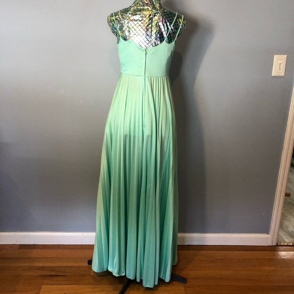 70’s vintage spaghetti strap Maxi Dress Handmade quality. - Picture 5 of 9